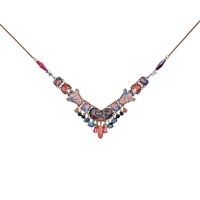 Halskette Ayala Bar Dame Amber Bloom in  Metall-Legierung Cristallo R3701